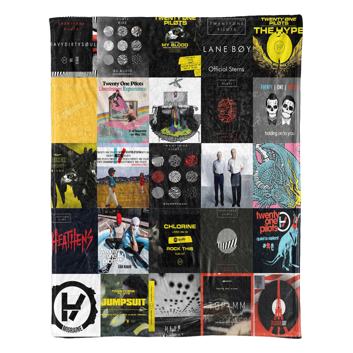 Twenty One Pilots Sherpa Blanket – Alt-Pop Warmth Wrapped in Iconic Era Artwork