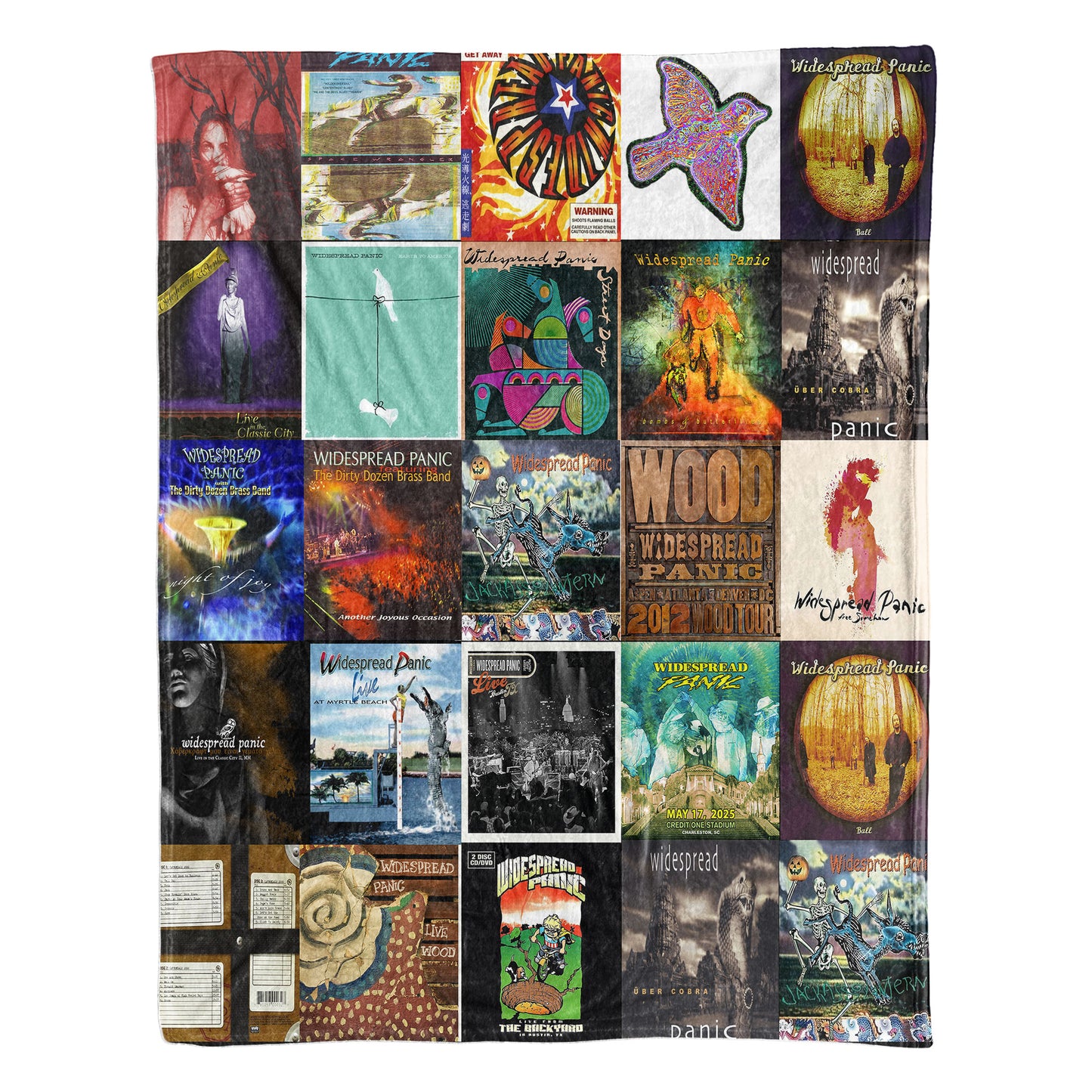 Widespread Panic Sherpa Blanket – Jam Band Warmth Wrapped in Iconic Album Art