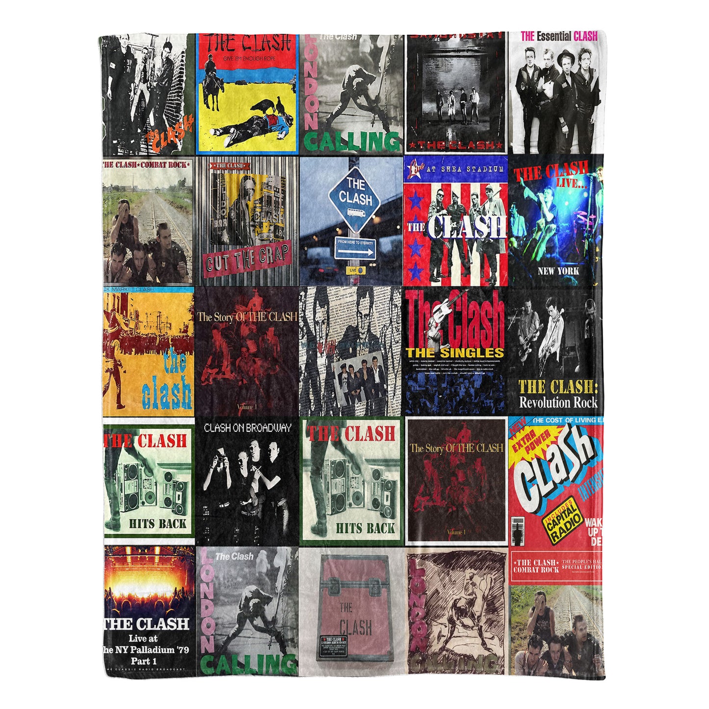 The Clash Sherpa Blanket – Punk Rock Warmth Wrapped in Iconic Album Art
