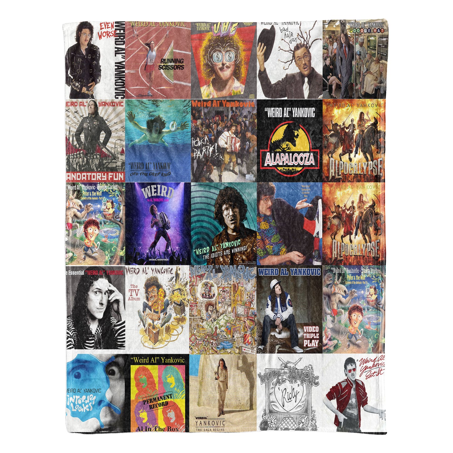 Weird Al Yankovic Sherpa Blanket – A Whimsical, Comedy-Rock Tribute for True Fans