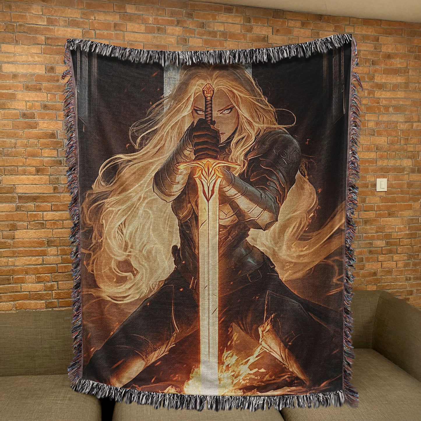 Fireheart Ascending – Aelin of the Flame Woven Blanket