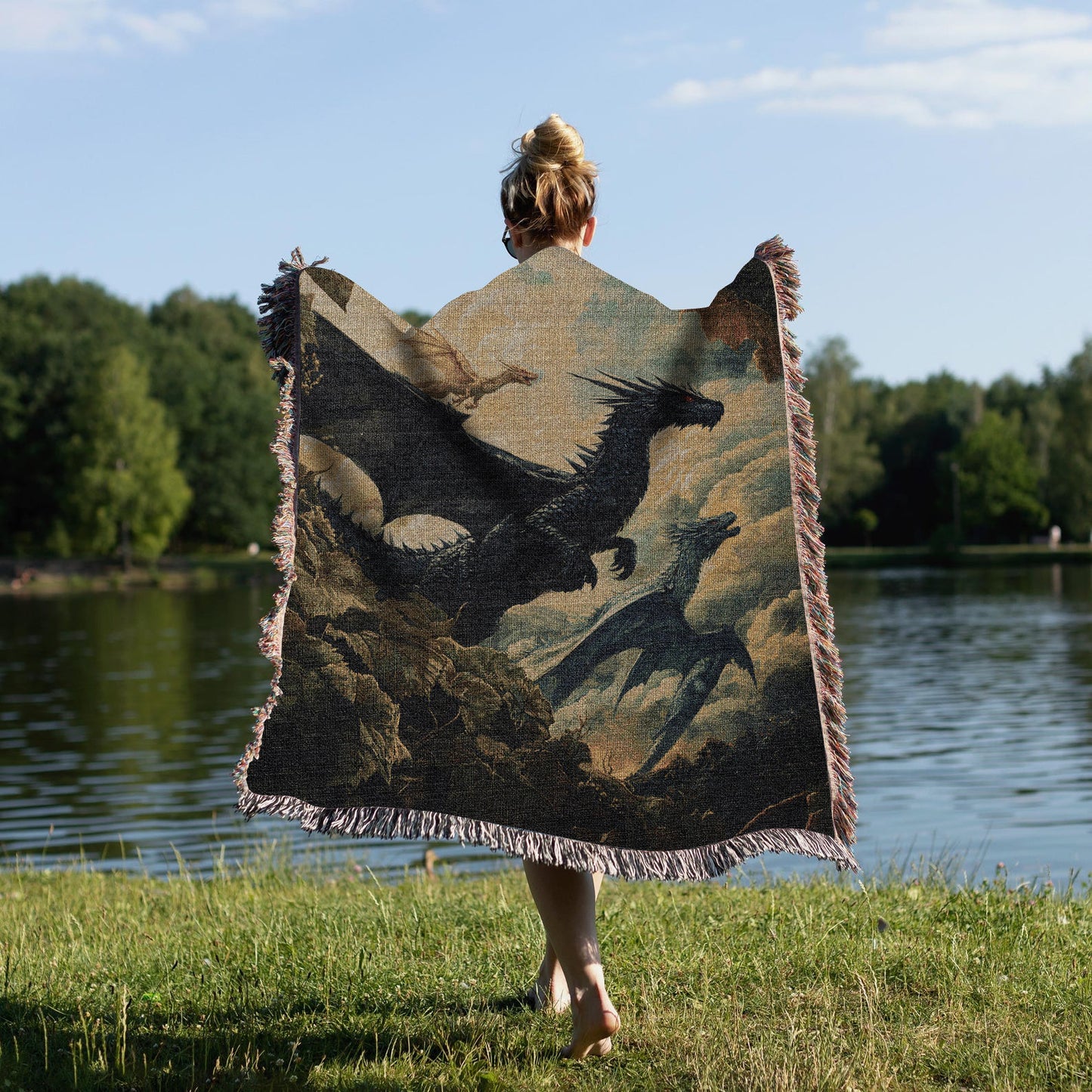 Riders of Basgiath Woven Blanket - Fouth Wings Blanket