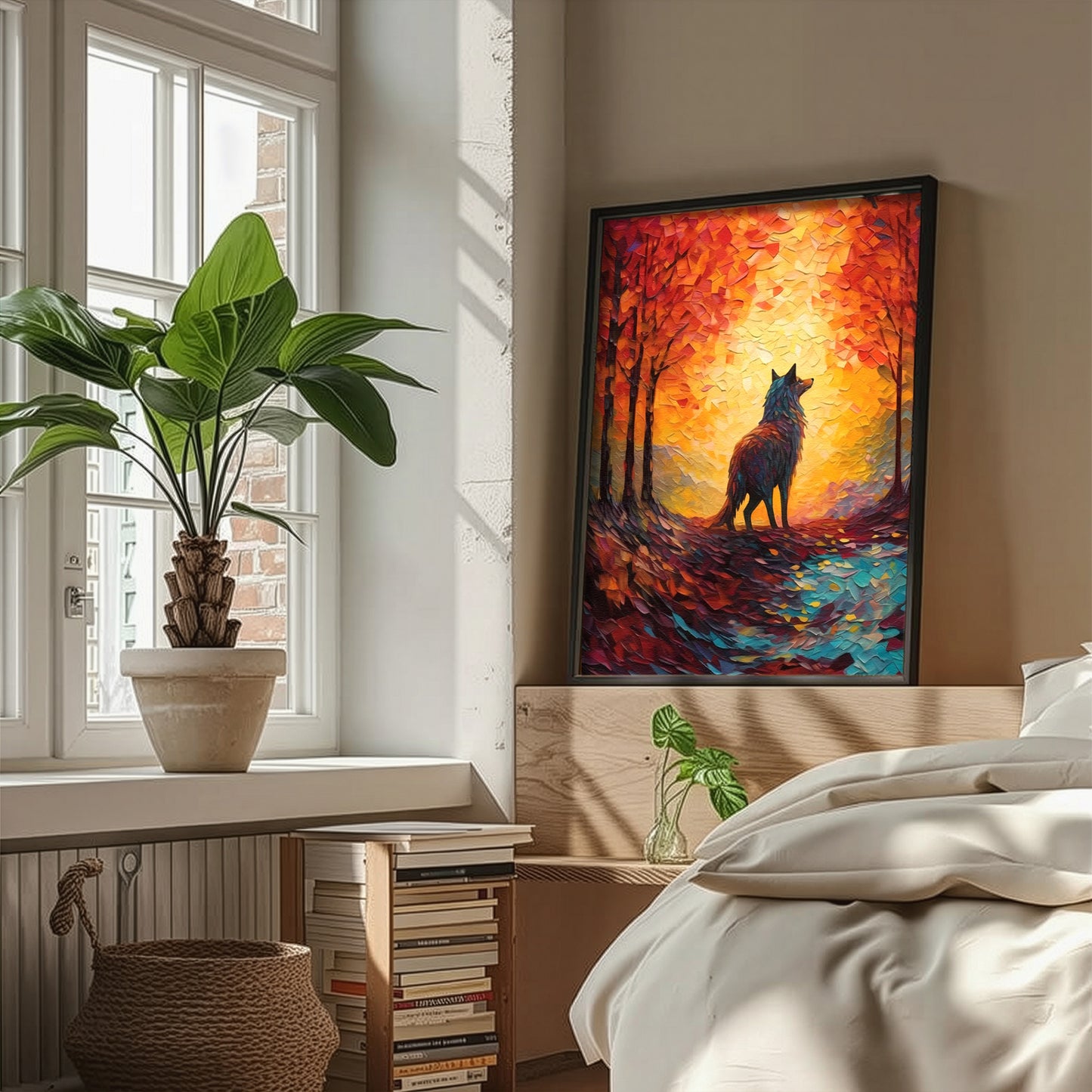 Wolf in Autumn Light