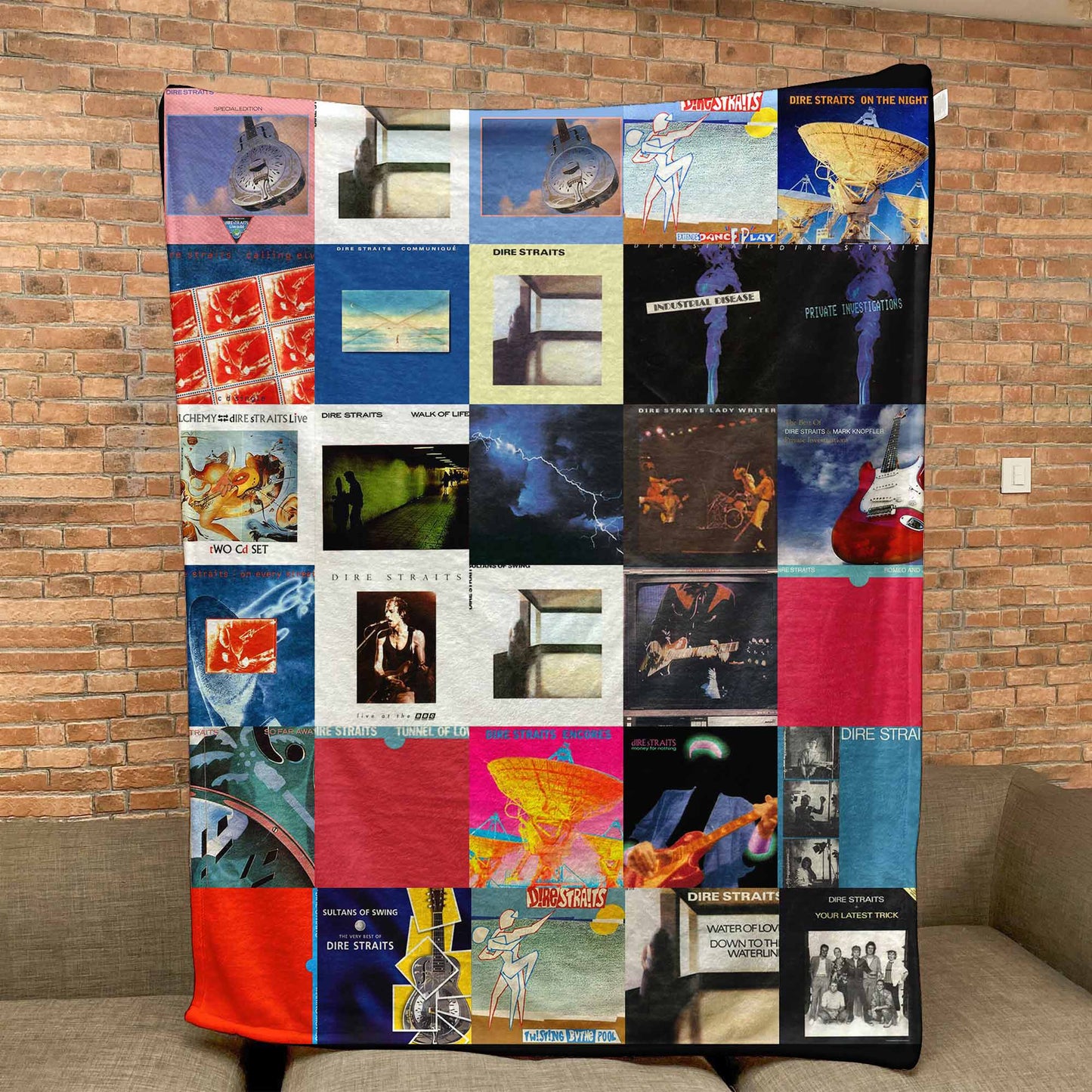 Dire Straits Sherpa Blanket – A Warm Tribute to Legendary Rock
