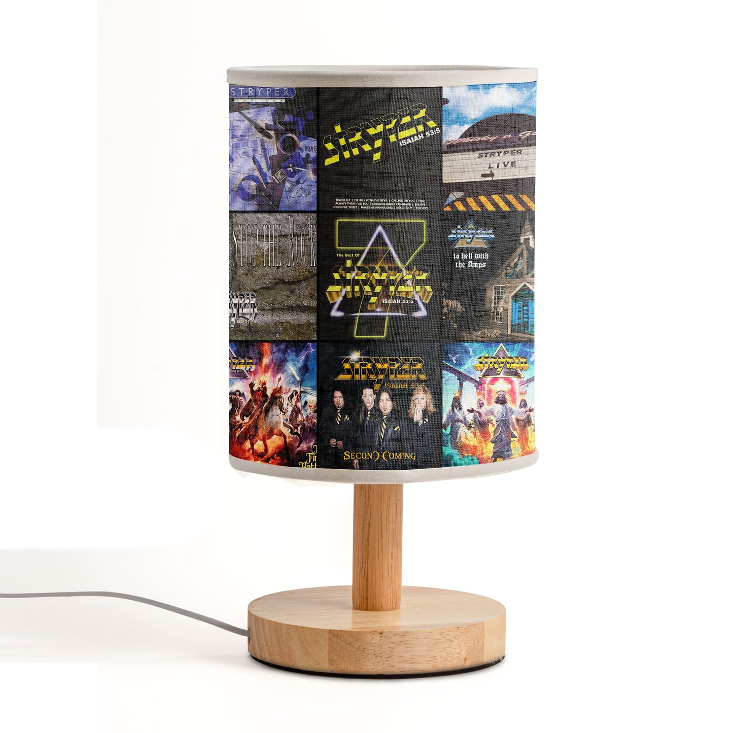 Stryper Album Cover Lamp – Christian Metal Band Light Decor