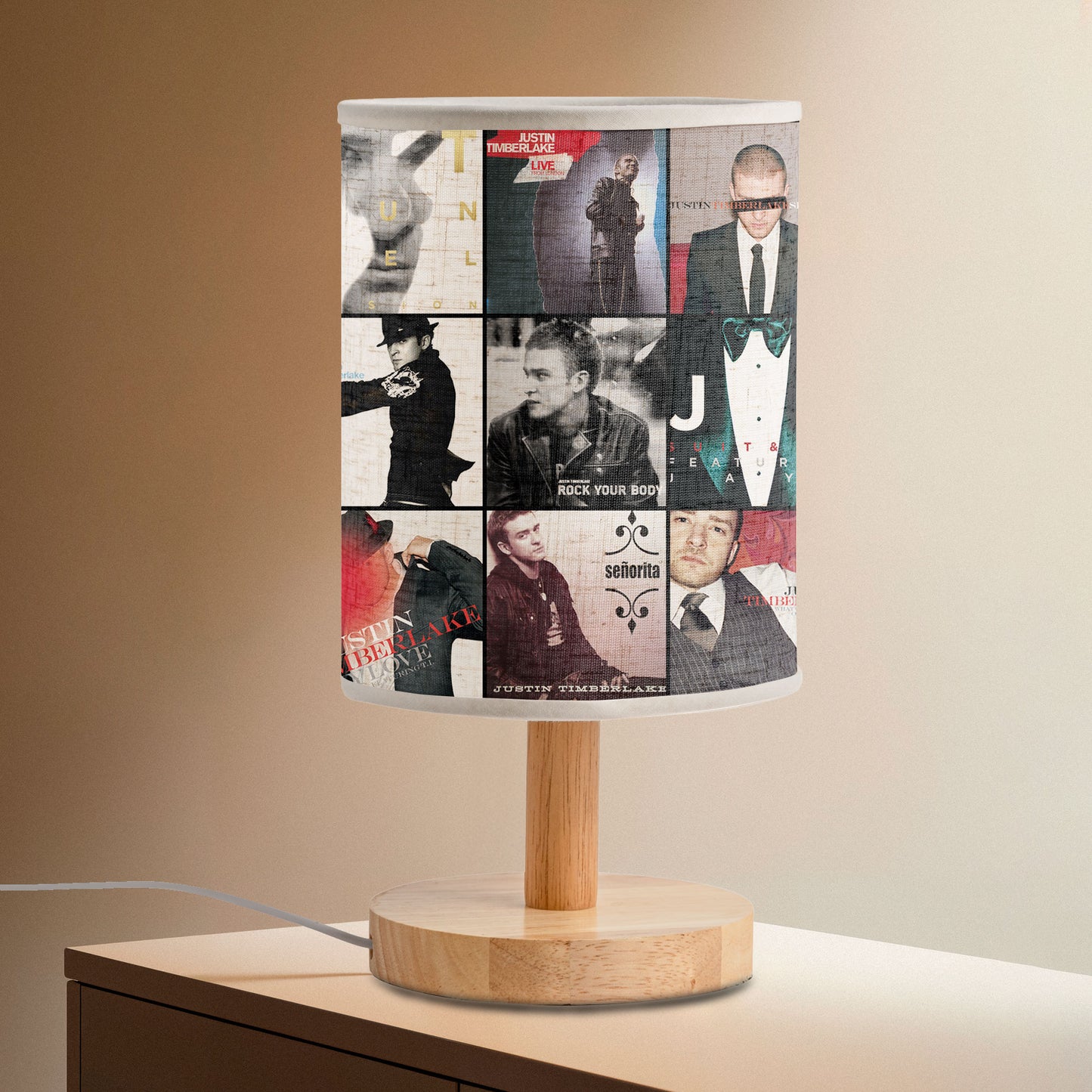 Justin Timberlake Album Art Lamp – Soulful Pop & Timeless Groove