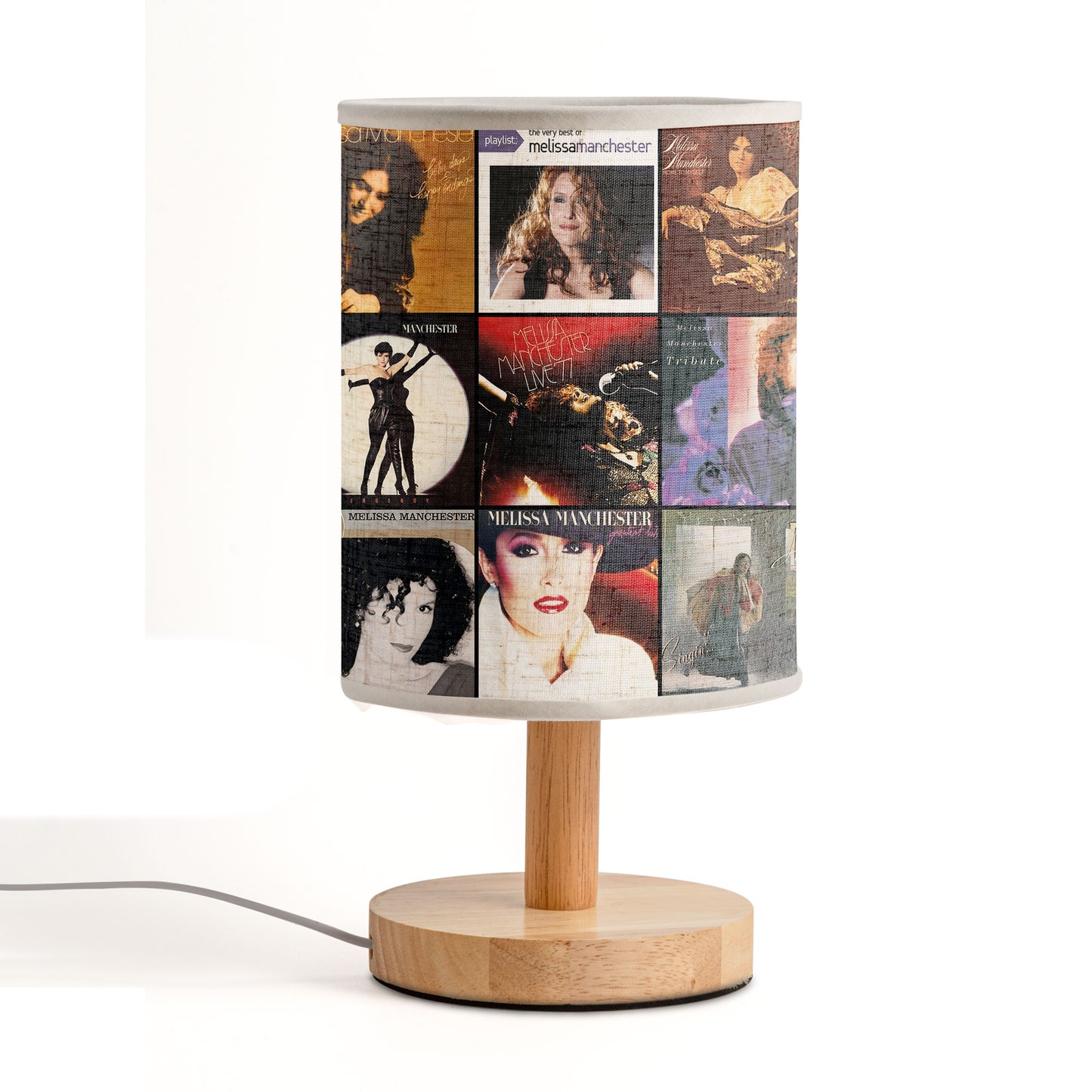 Melissa Manchester Album Cover Lamp – Classic Pop Nostalgia Home Decor