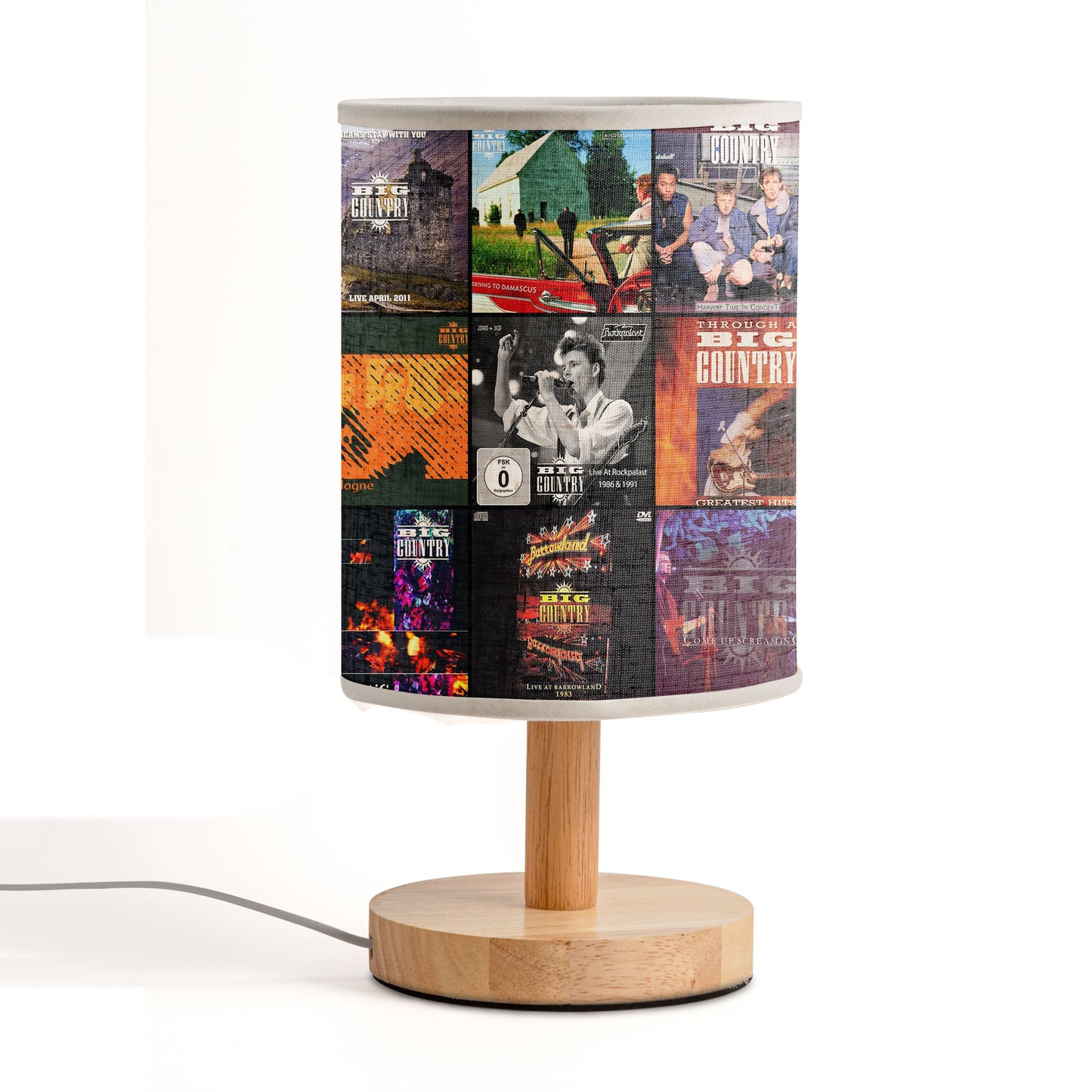 Big Country Album Cover Lamp – Classic Rock Nostalgia Home Decor