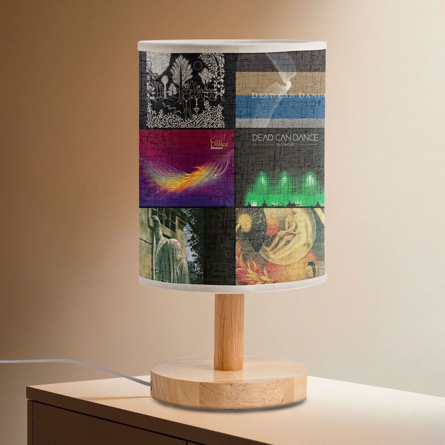 Dead Can Dance Fabric Lamp – Ethereal Sound & Light