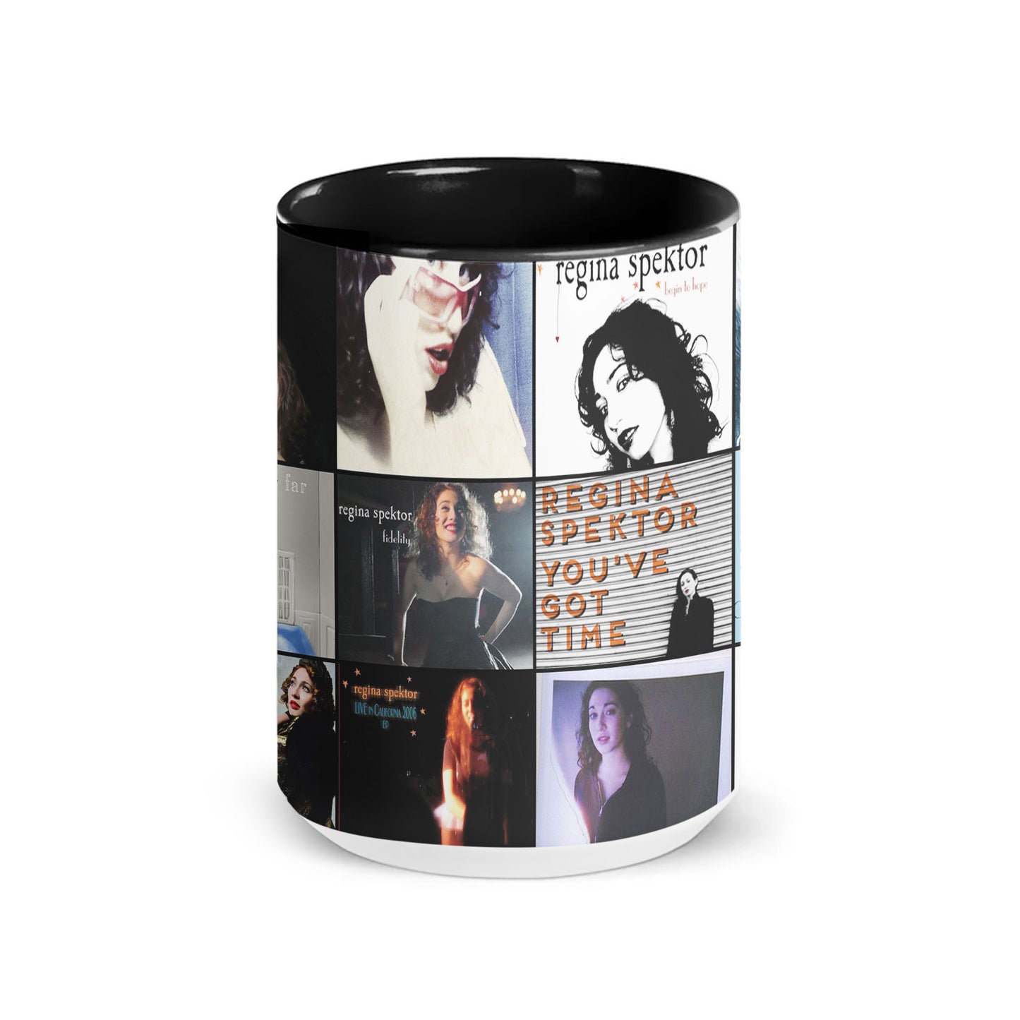 Regina Spektor Accent Mug – Indie Icon Album Cover Collage Gift