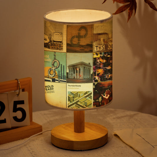 The Hold Steady Albums Fabric Lamp – Indie Barroom Stories Glow