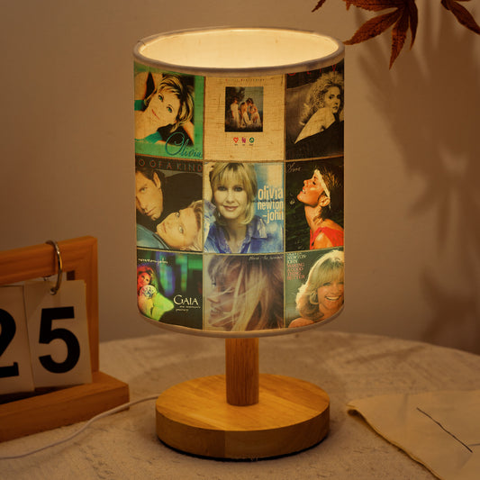 Olivia Newton-John Albums Fabric Lamp – Soft Pop Glow