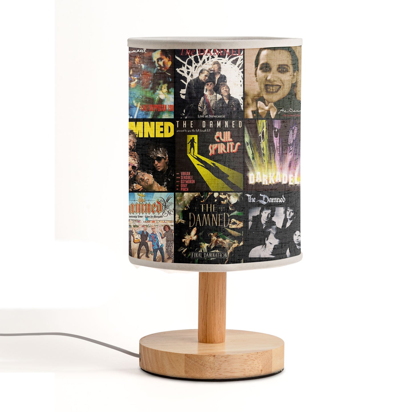 💀 The Damned Album Art Lamp – Punk Chaos & Gothic Flair