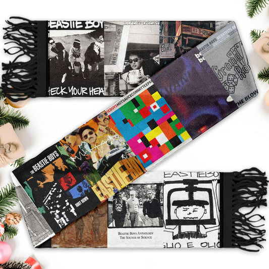 Beastie Boys Album Collage Scarf – Hip-Hop Legend Fan Gift