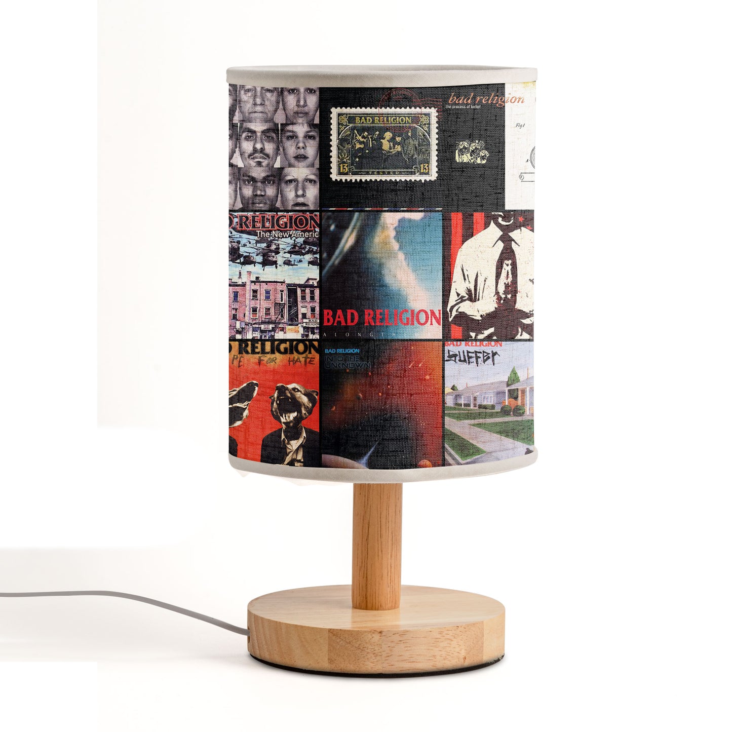 Bad Religion Album Art Collage Lamp