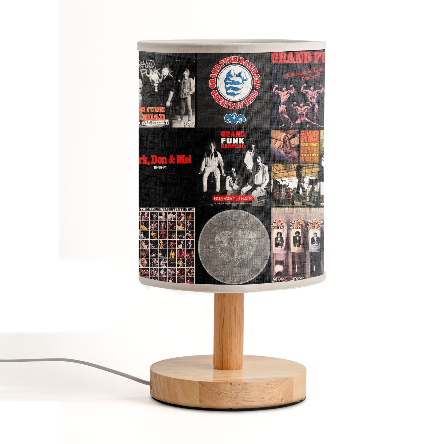 Grand Funk Railroad Fabric Lamp – Classic Rock Album Art Collection