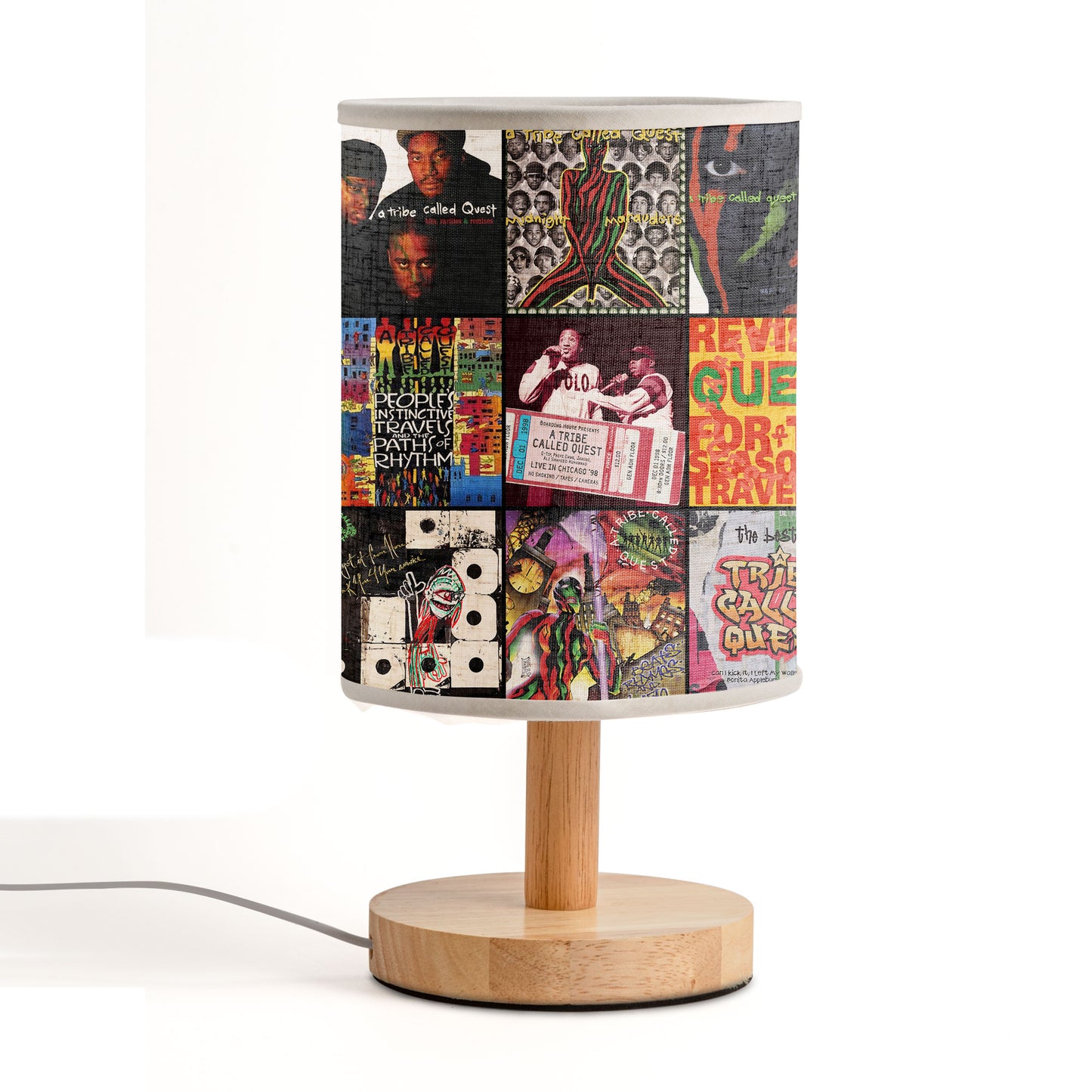 A Tribe Called Quest Fabric Lamp – Hip-Hop Soul & Glow 🎧✨