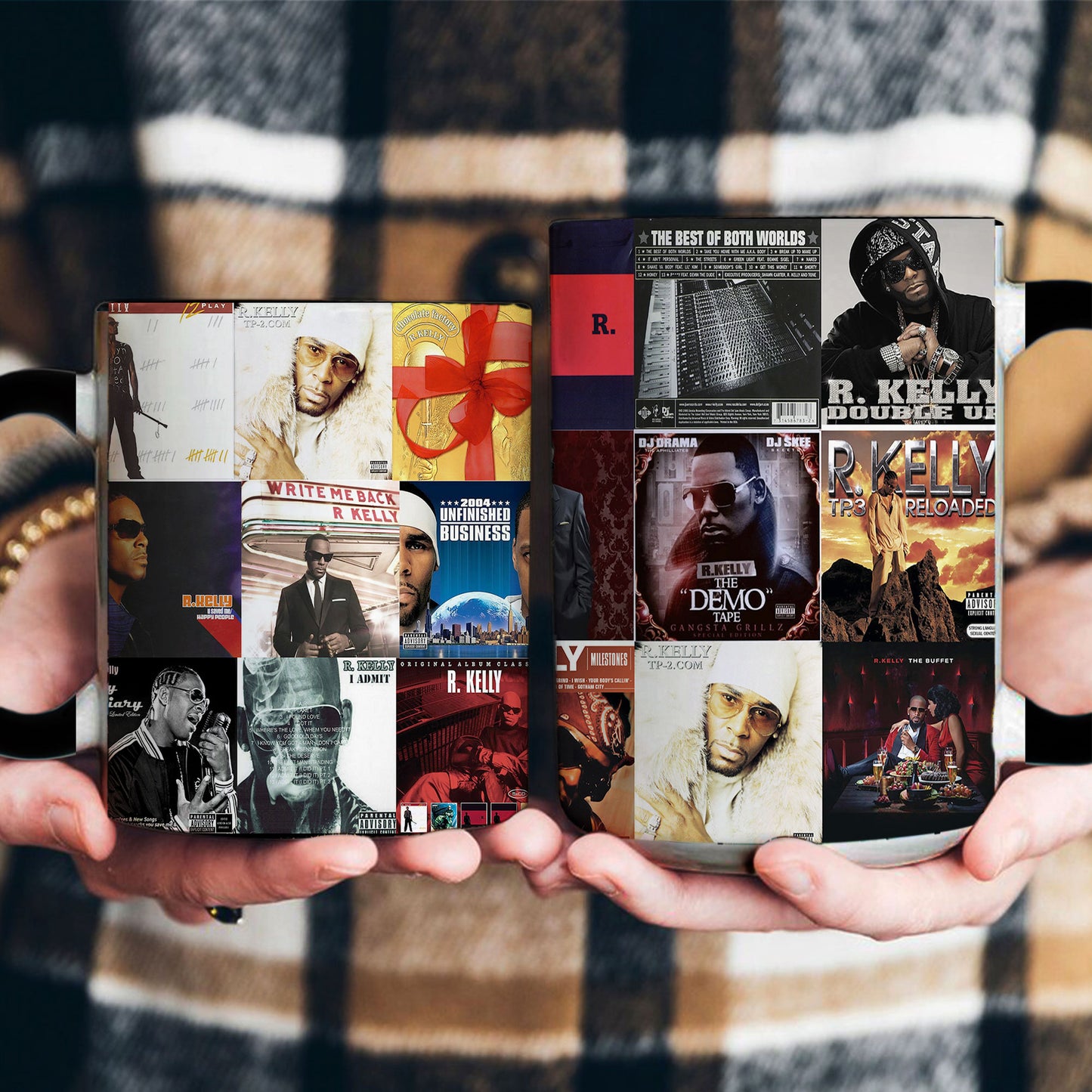 R. Kelly Accent Mug – R&B Album Collage Gift