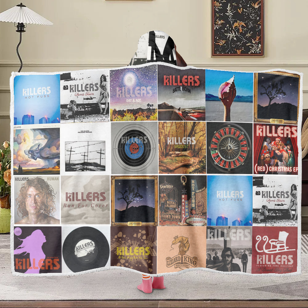 The Killers Wearable Hooded Blanket – A Warm Embrace of Indie Rock Memories