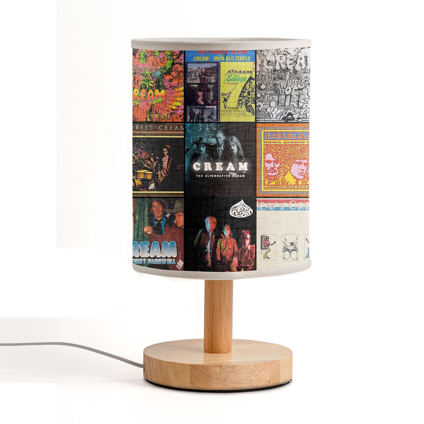 Cream Album Art Table Lamp – Classic Rock Decorative Light
