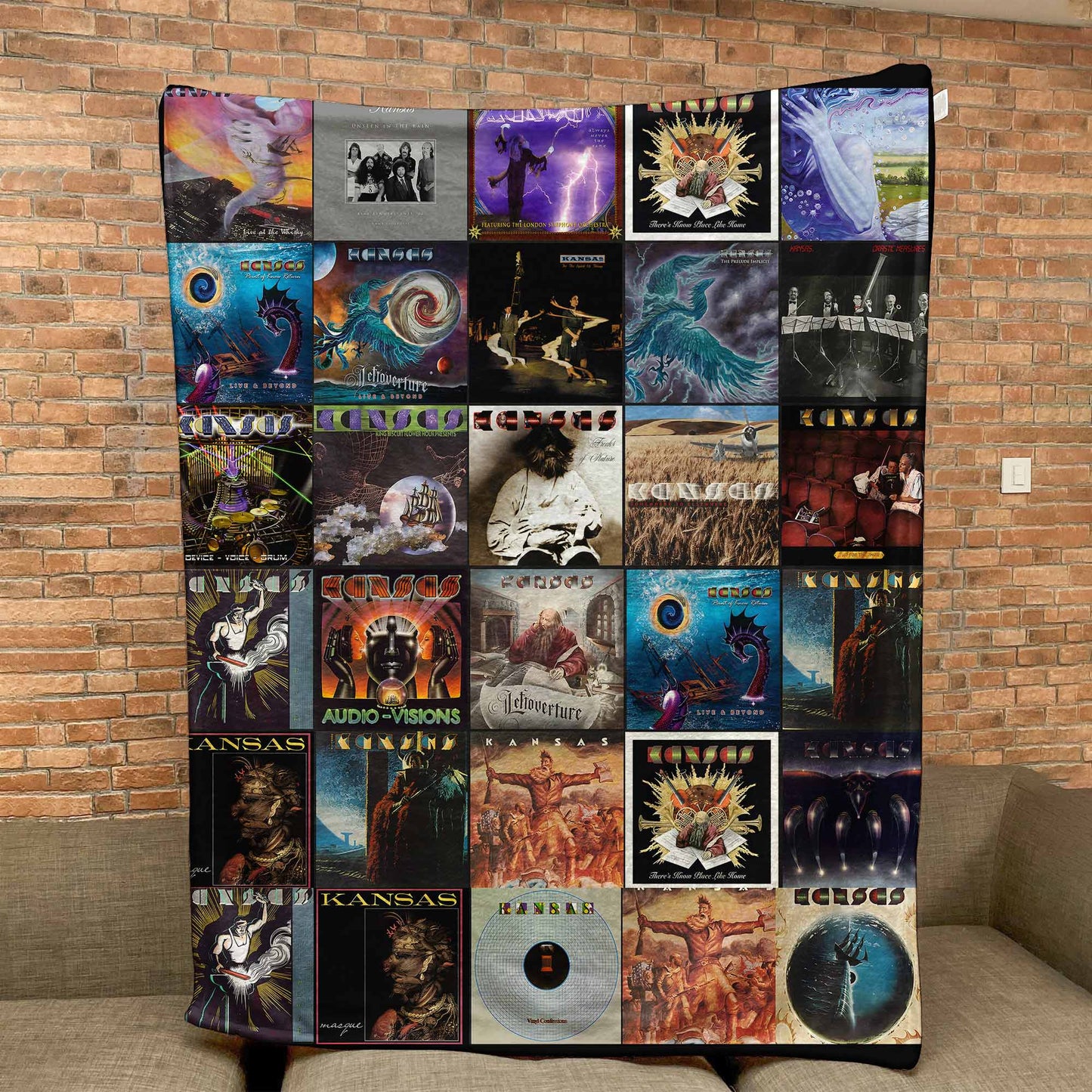 Kansas Sherpa Blanket – A Journey Through Prog-Rock Magic