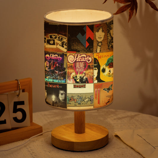 Heart Albums Fabric Lamp – Power Ballad Glow