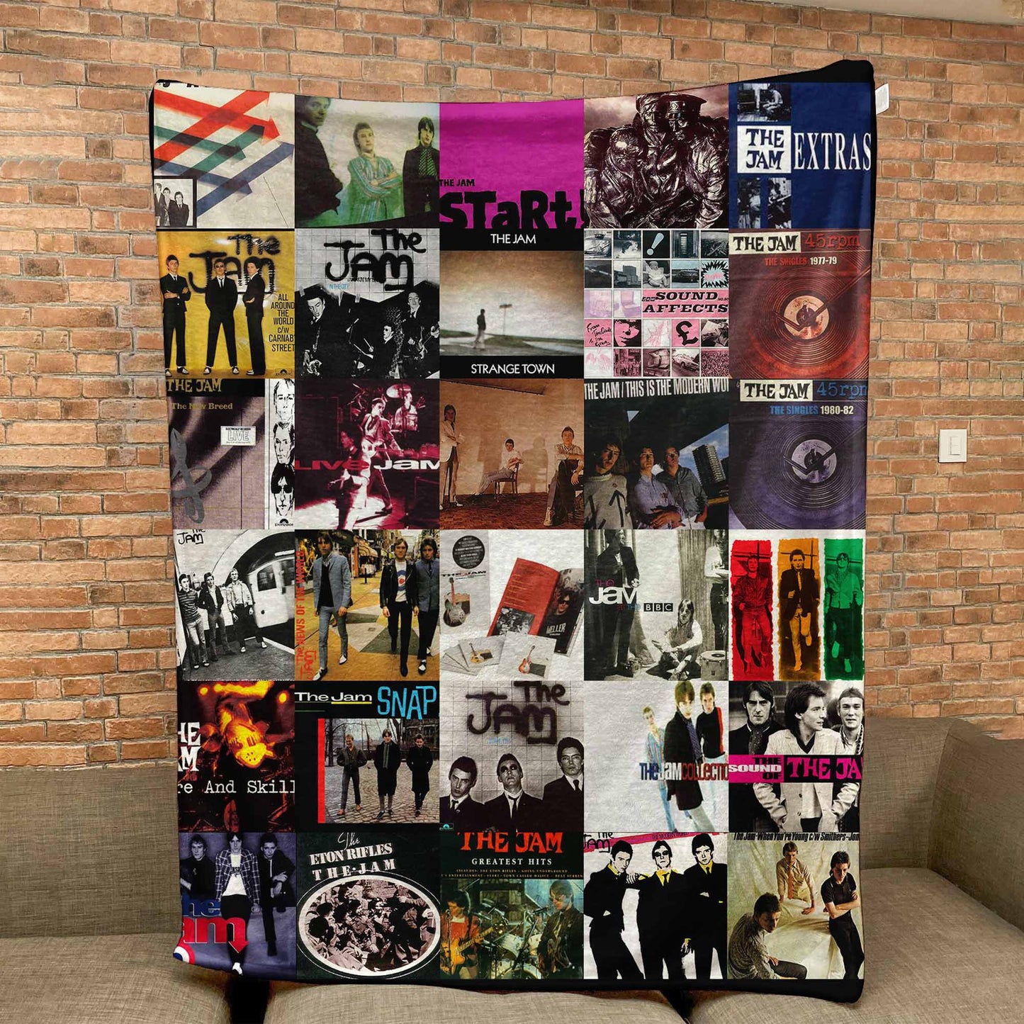 The Jam Sherpa Blanket – A Mod Revival Classic for True Fans