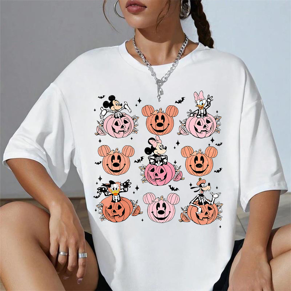Pastel Pumpkin Pals Tee – Halloween Edition