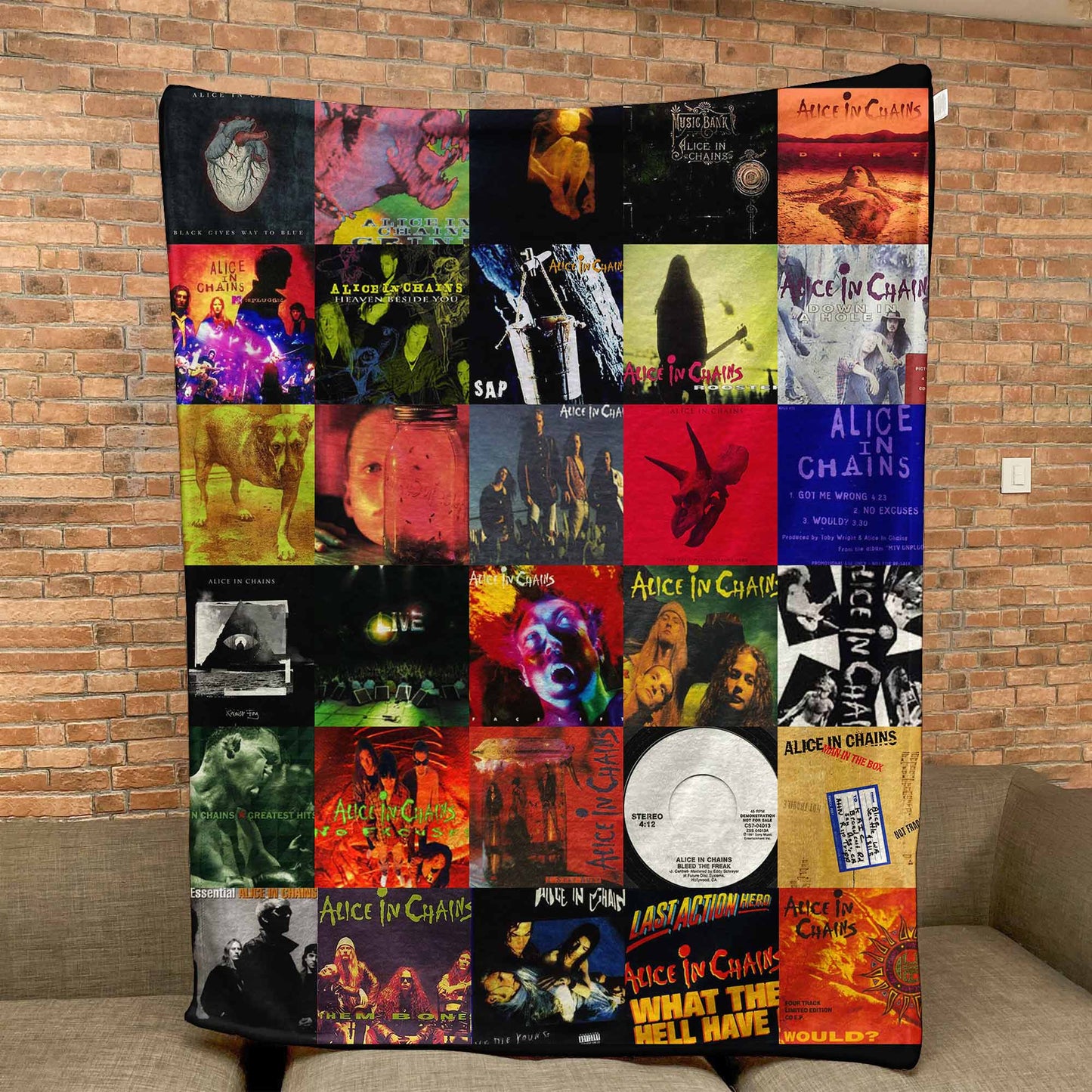 Alice In Chains Sherpa Blanket – Grunge Warmth Wrapped in Iconic Album Art