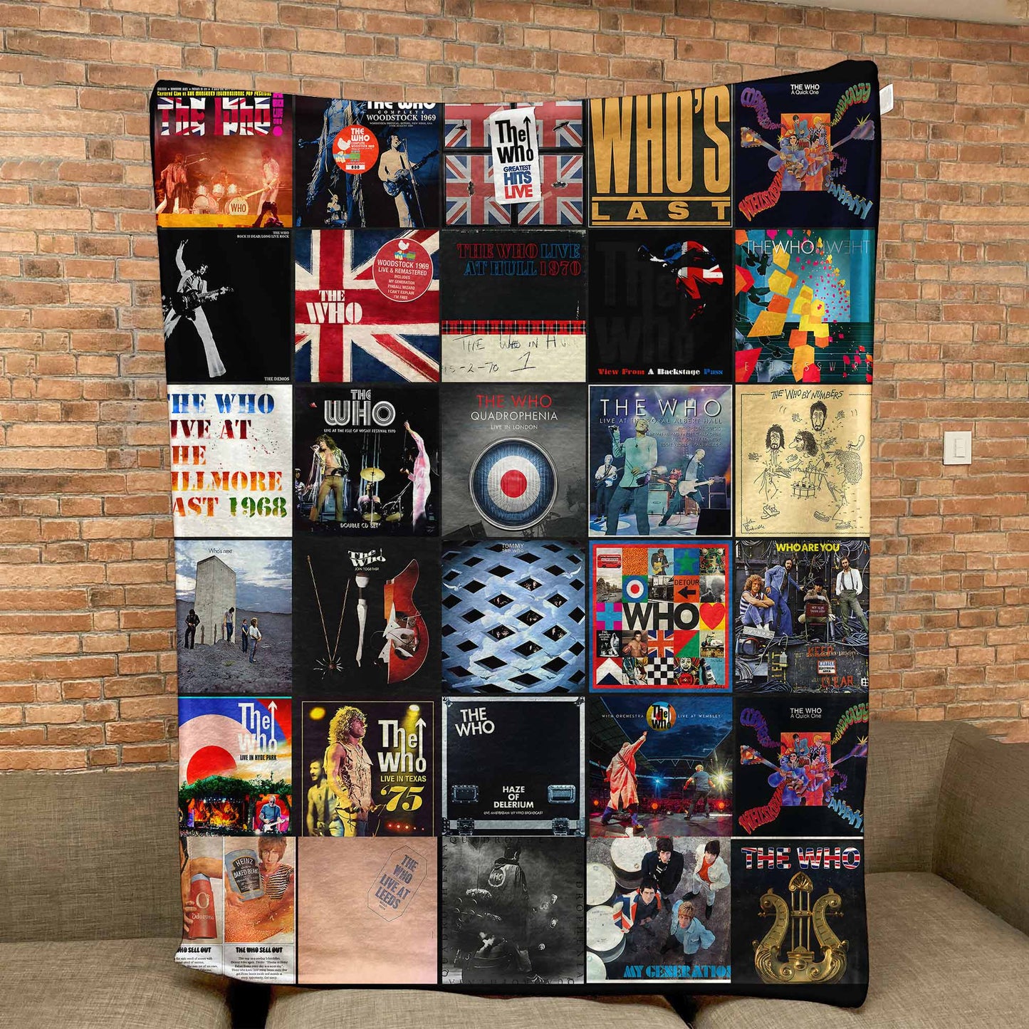 The Who Sherpa Blanket – A Warm Tribute to Rock’s Loudest Legends