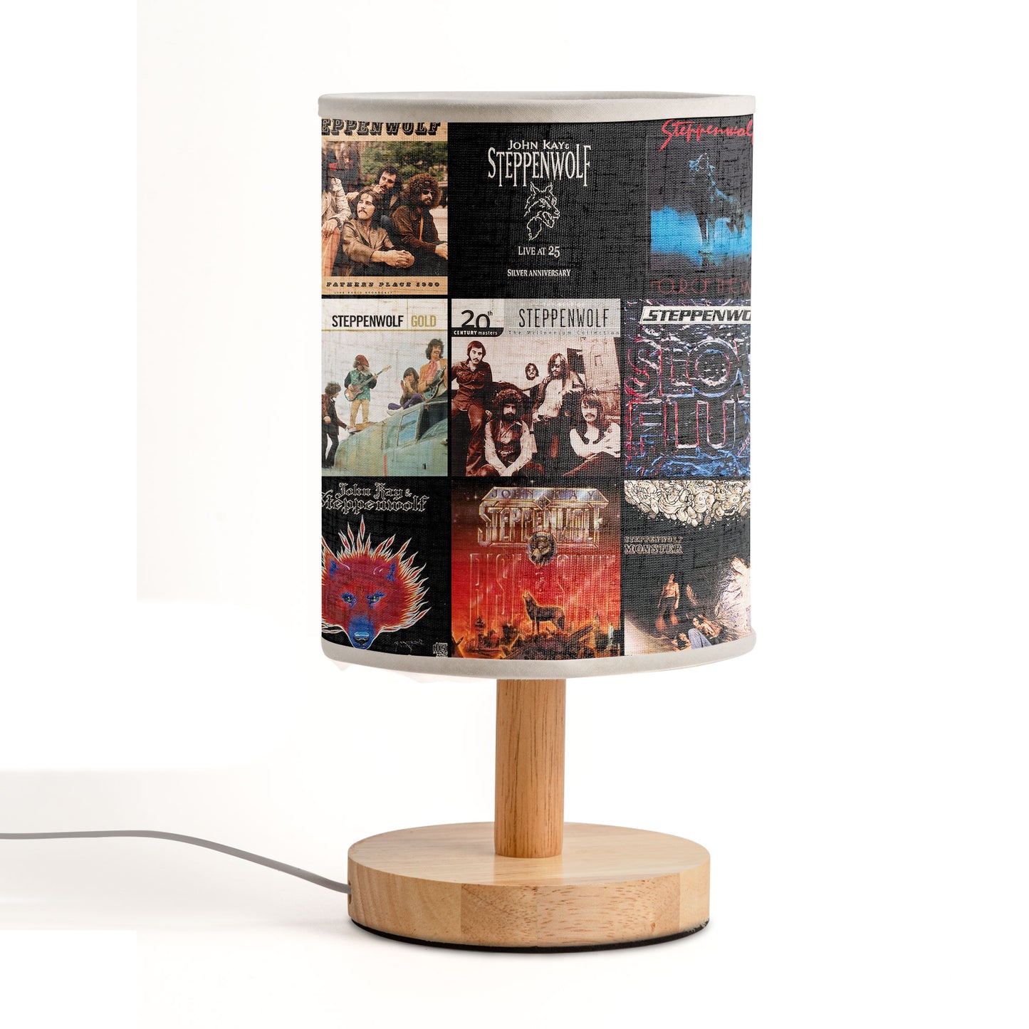 Steppenwolf Album Cover Lamp – Classic Rock Nostalgia Home Decor