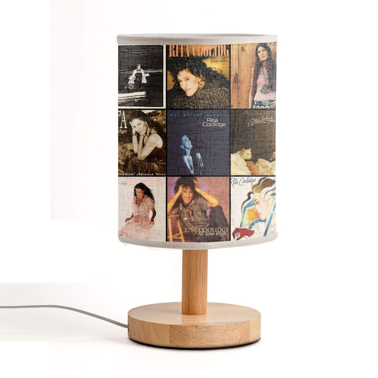 Rita Coolidge Album Cover Lamp – Classic Pop & Soul Nostalgia Decor