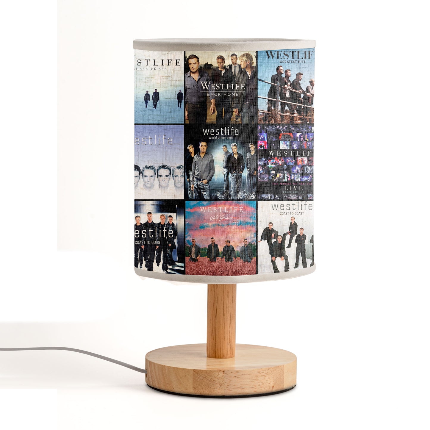 🌅 Westlife Album Art Lamp – Harmony & Heart in Every Glow