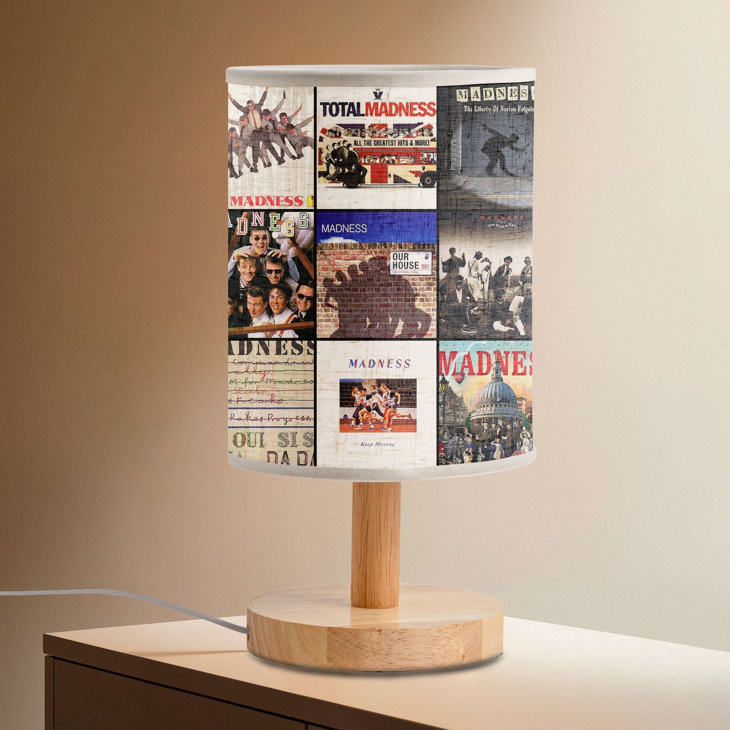 Madness Fabric Lamp – Ska Energy Meets Warm Glow 🎵💡