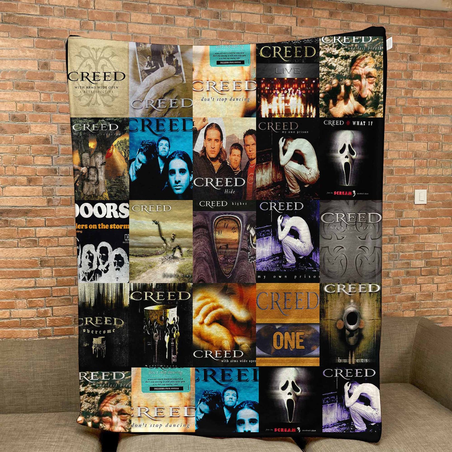 Creed Sherpa Blanket – Post-Grunge Warmth Wrapped in Iconic Album Art