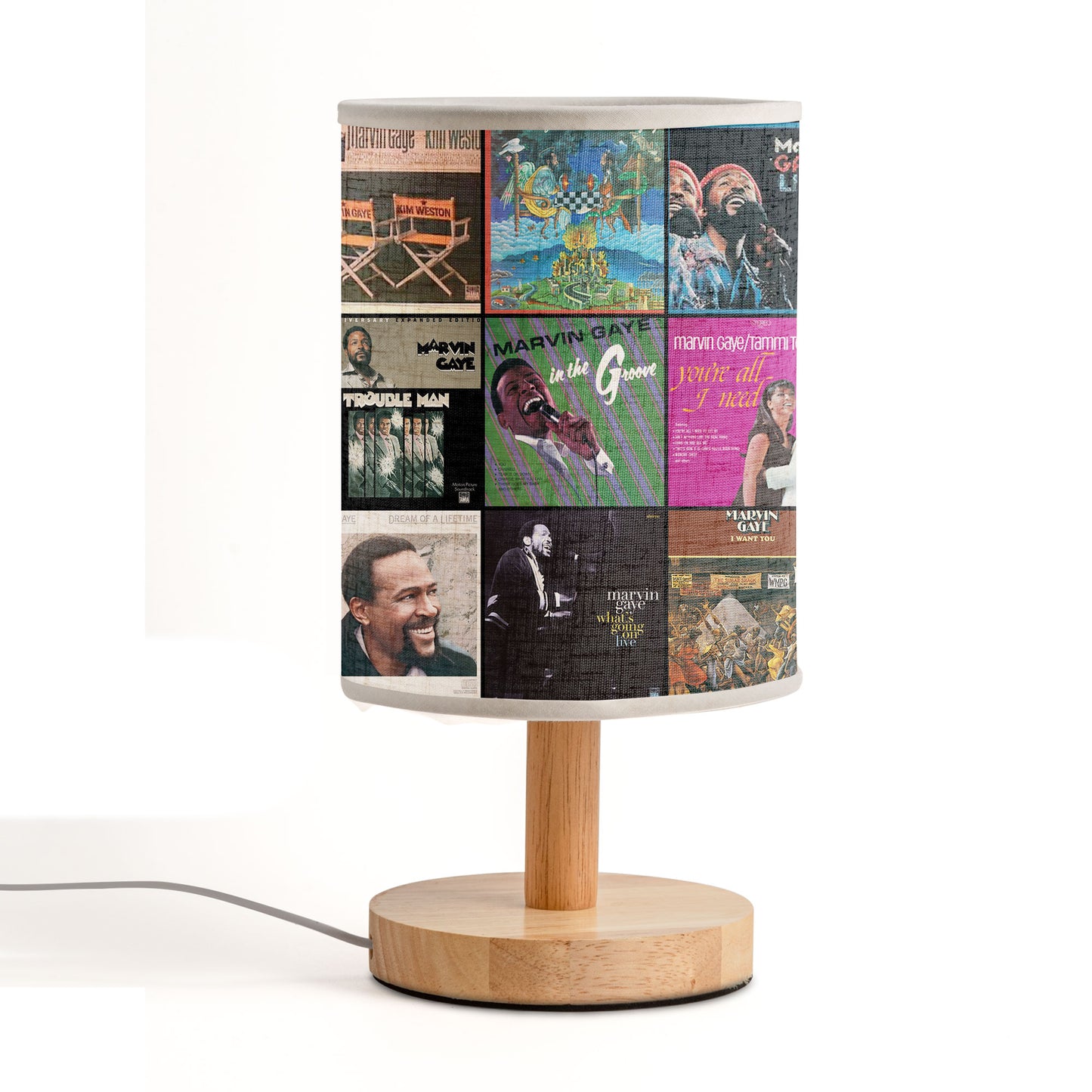 Marvin Gaye Album Cover Lamp – Soul & Motown Nostalgia Home Decor