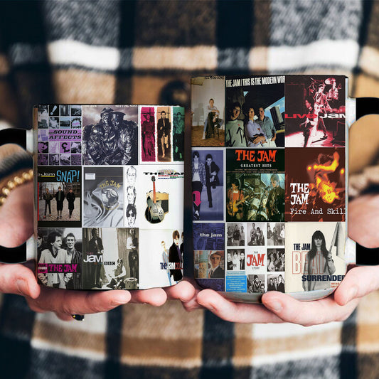 The Jam Accent Mug – Classic Album Cover Collage Gift