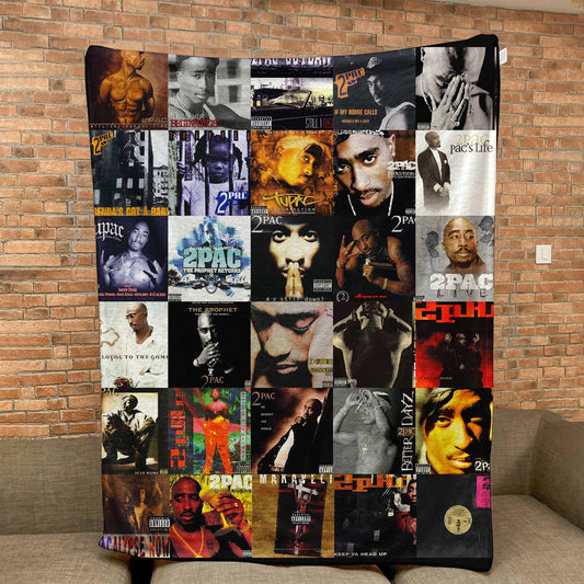 2Pac Sherpa Blanket – West Coast Legend Warmth Wrapped in Iconic Album Art