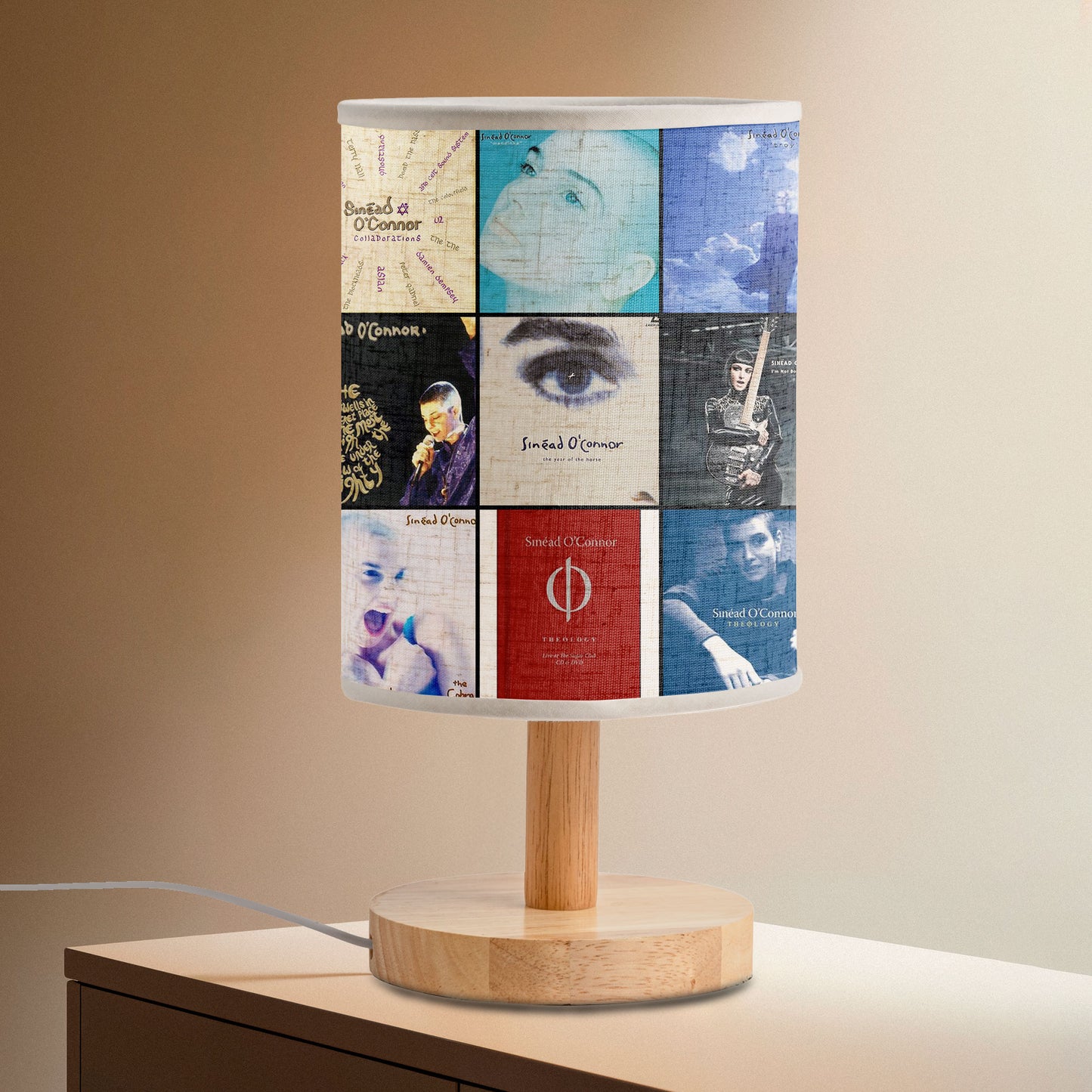 Sinéad O’Connor Album Cover Lamp – Timeless Music Tribute Home Decor
