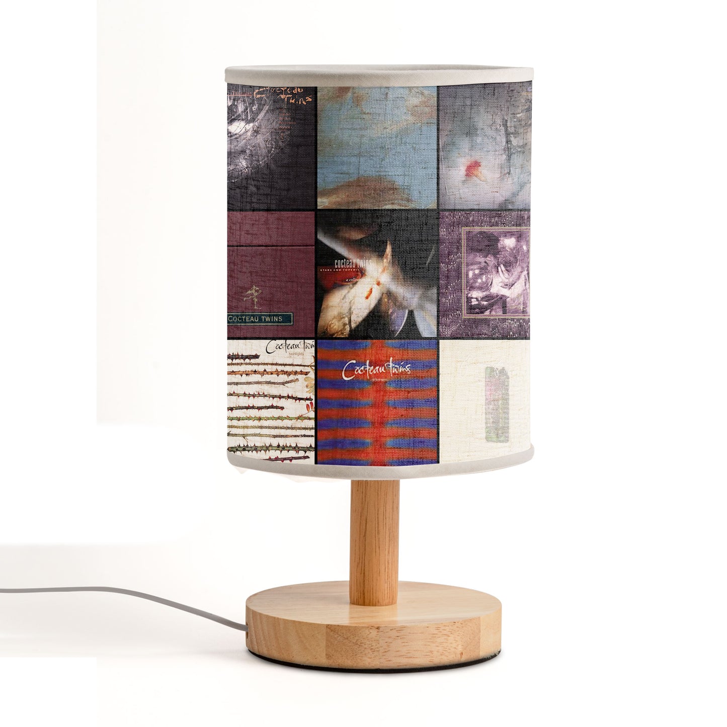 Cocteau Twins Fabric Lamp – Dream Pop Elegance
