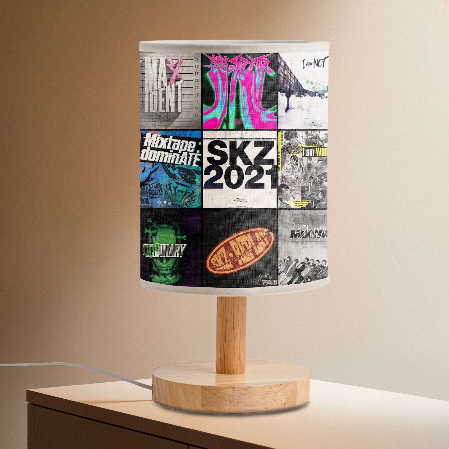 Stray Kids Fabric Lamp – K-Pop Power Glow