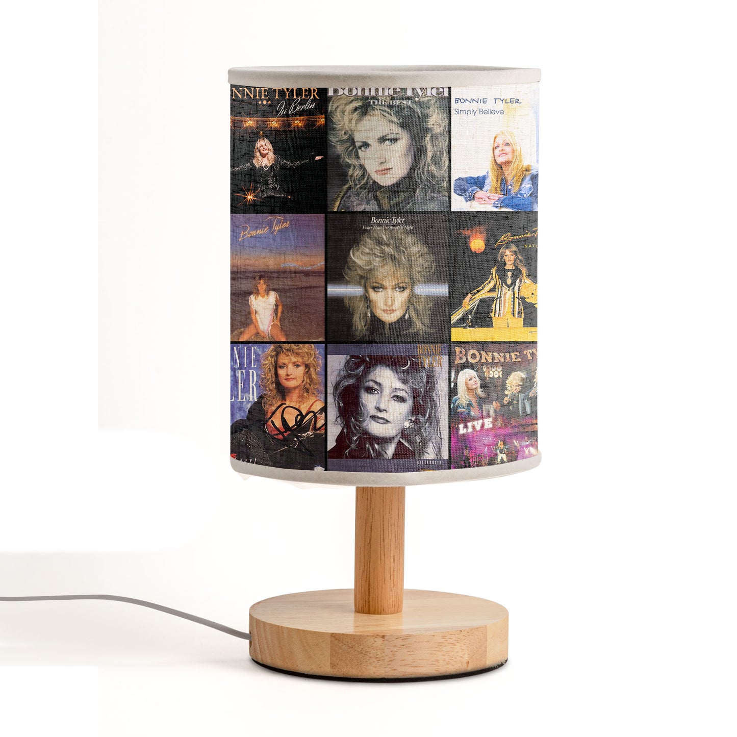 Bonnie Tyler Album Cover Lamp – Retro Pop Rock Nostalgia Decor
