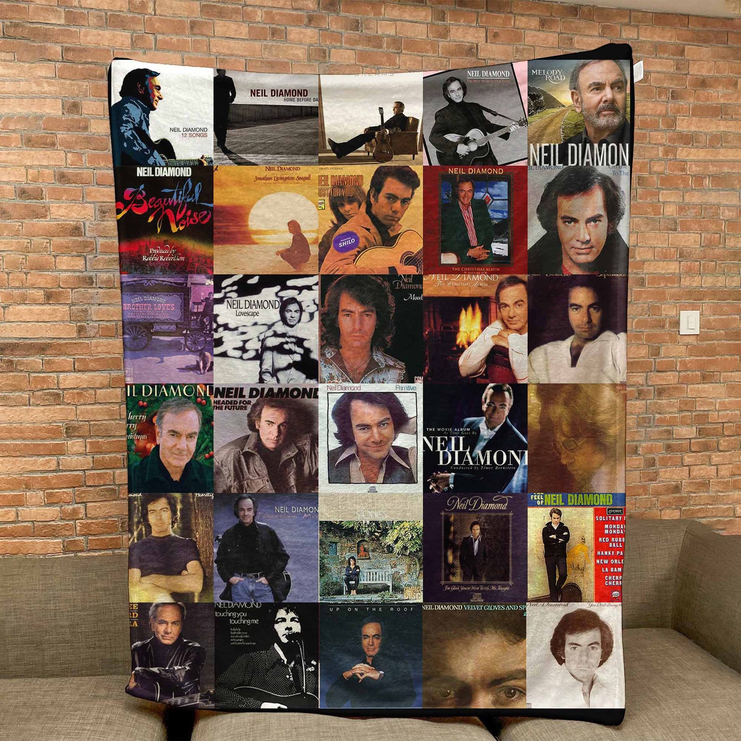 Neil Diamond Sherpa Blanket – A Cozy Tribute to a Musical Icon