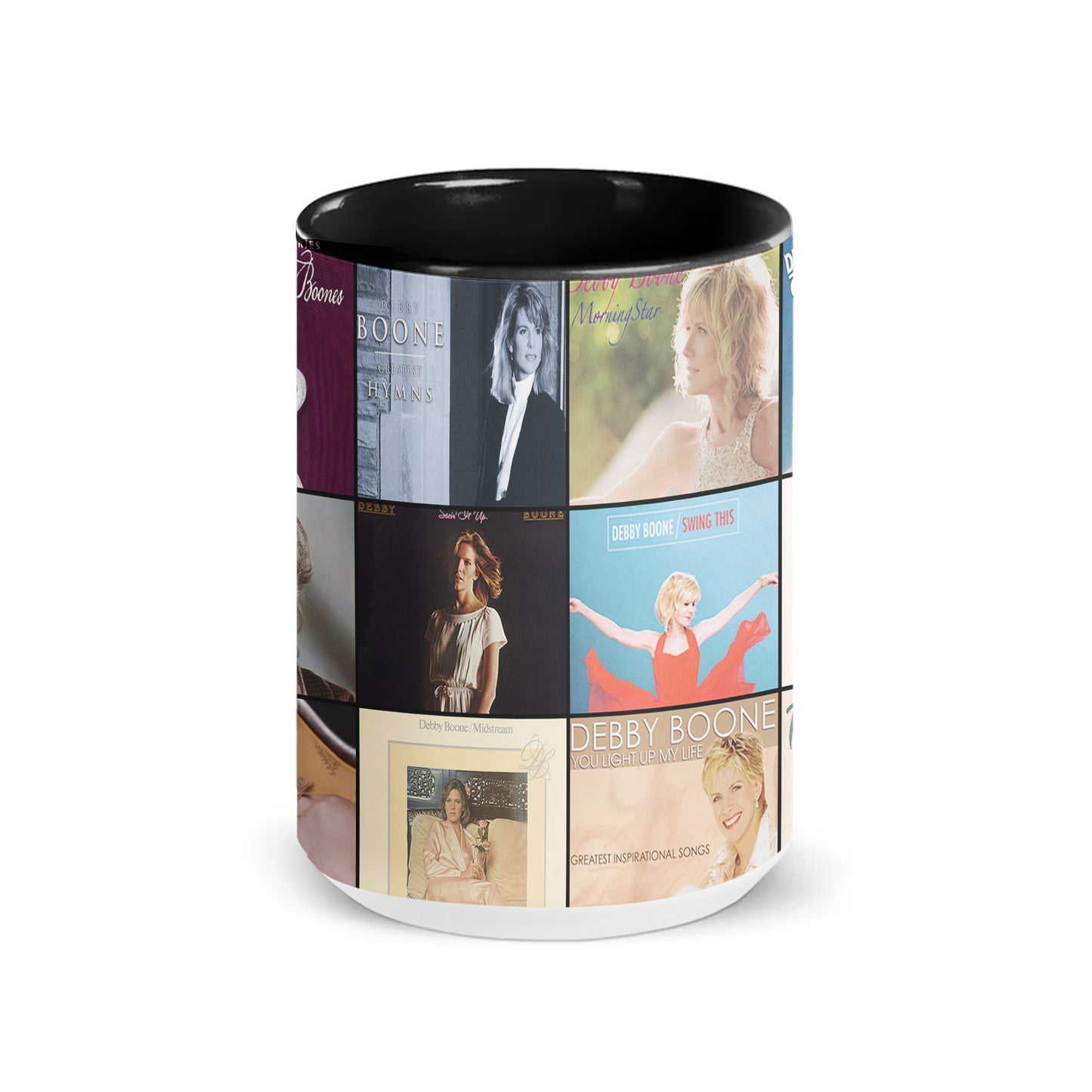Debby Boone Accent Mug – Classic Album Cover Collage Gift