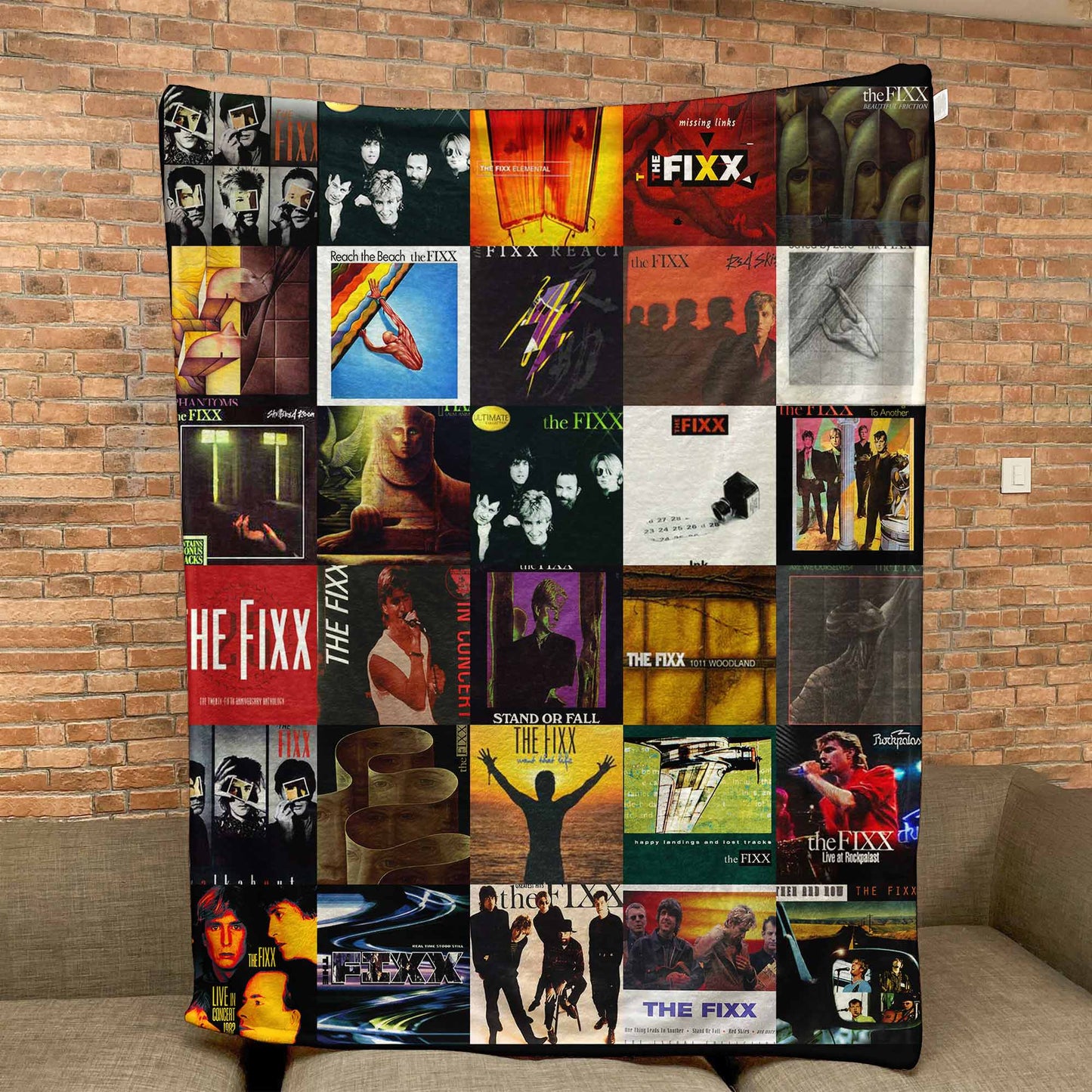 The Fixx Sherpa Blanket – A Retro-New Wave Tribute for True Fans