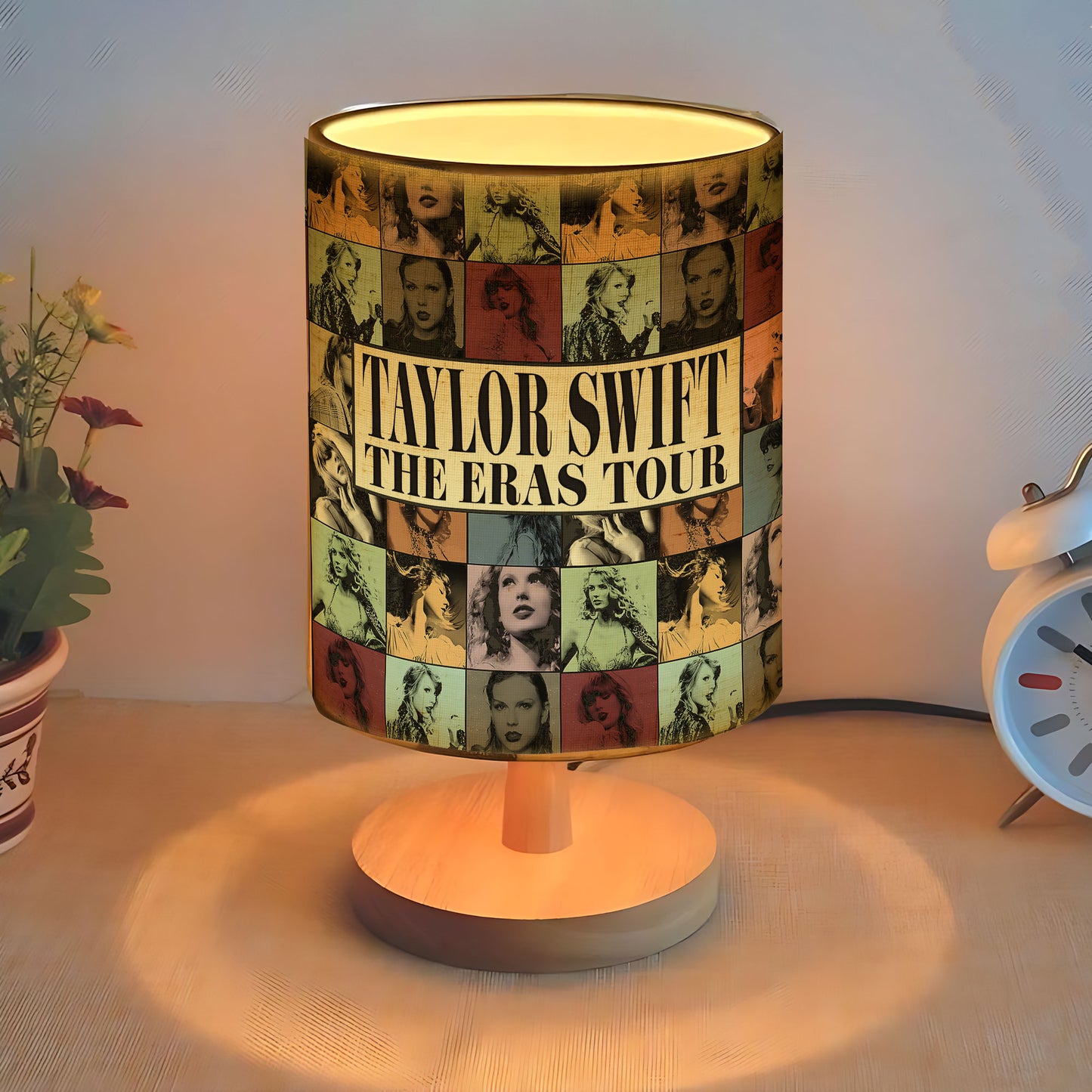 Taylor Swift The Eras Tour Table Fabric Lamp – A Glow Through Every Era