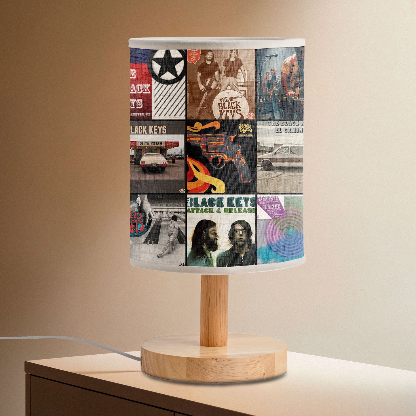 The Black Keys Fabric Lamp – Blues Rock Vibes
