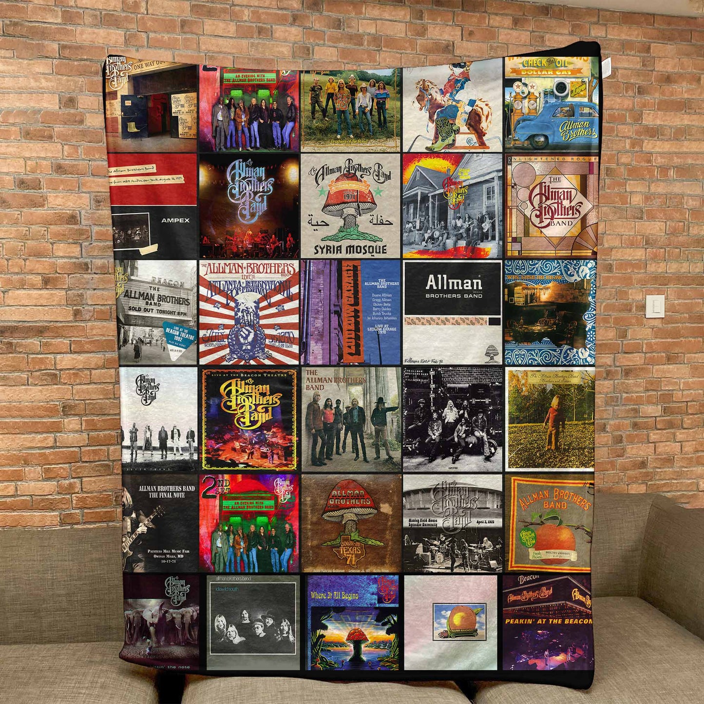 Allman Brothers Band Sherpa Blanket – A Warm Southern Rock Tribute