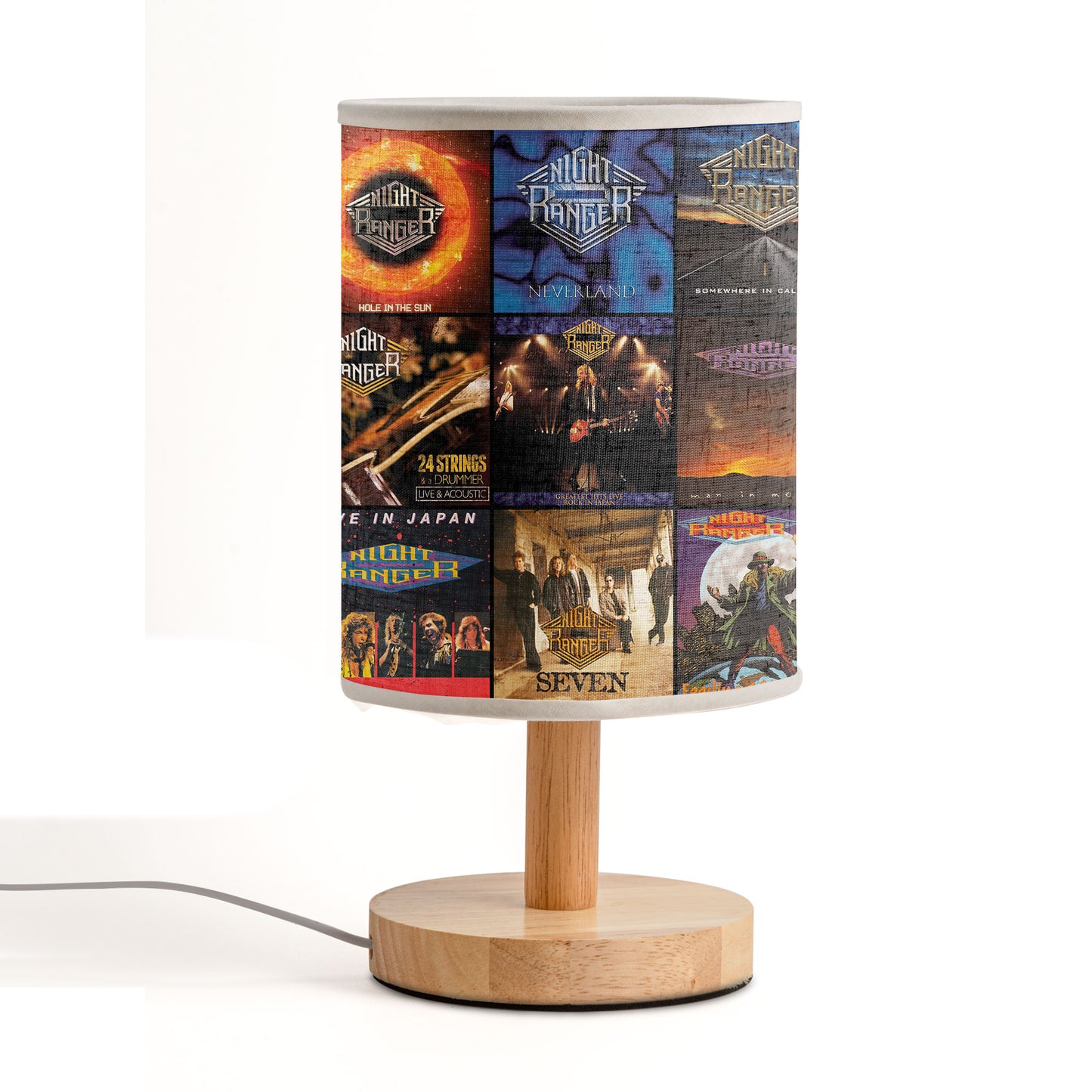Night Ranger Fabric Lamp – Arena Rock in a Warm Glow ⚡🎸