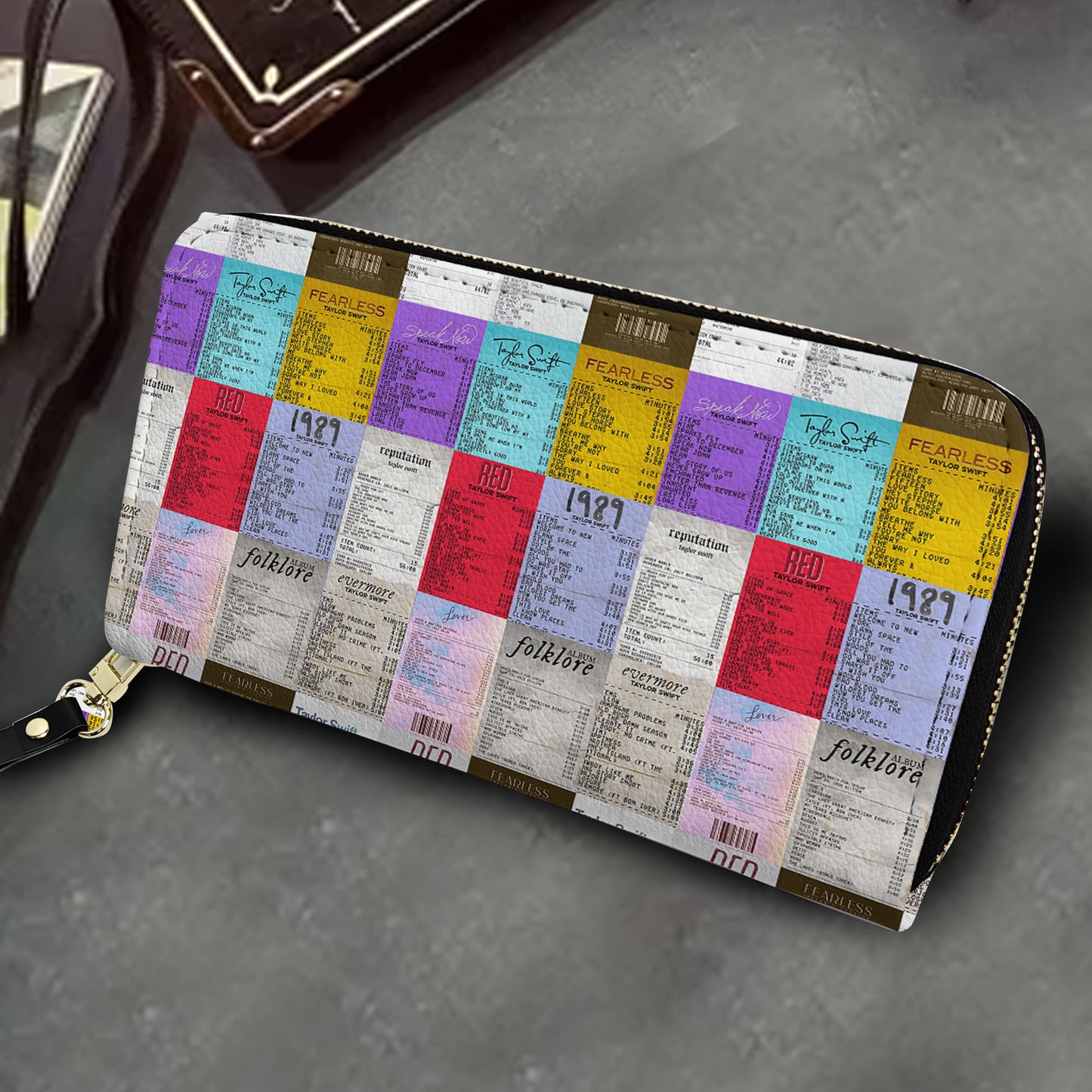 Taylor Swift Concert Ticket Inspired Leather Handbag & Wallet Set